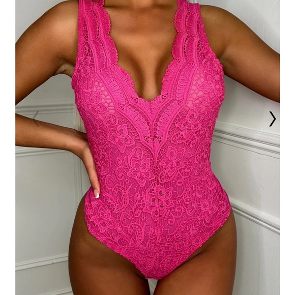 Hot Pink Bodysuit - Picture 3 of 8